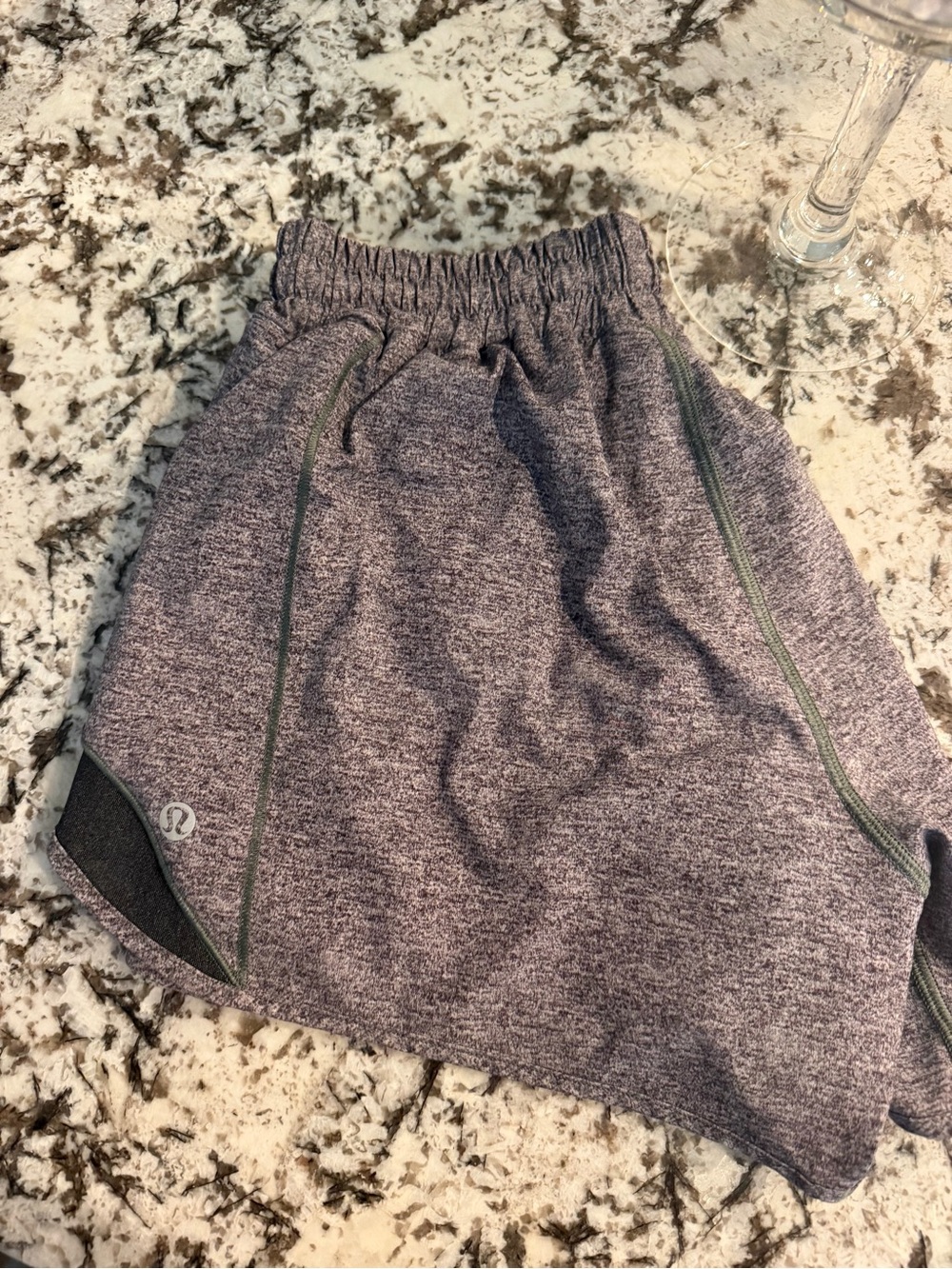 lululemon athletica Girls' Heathered Lavender Athletic Skort